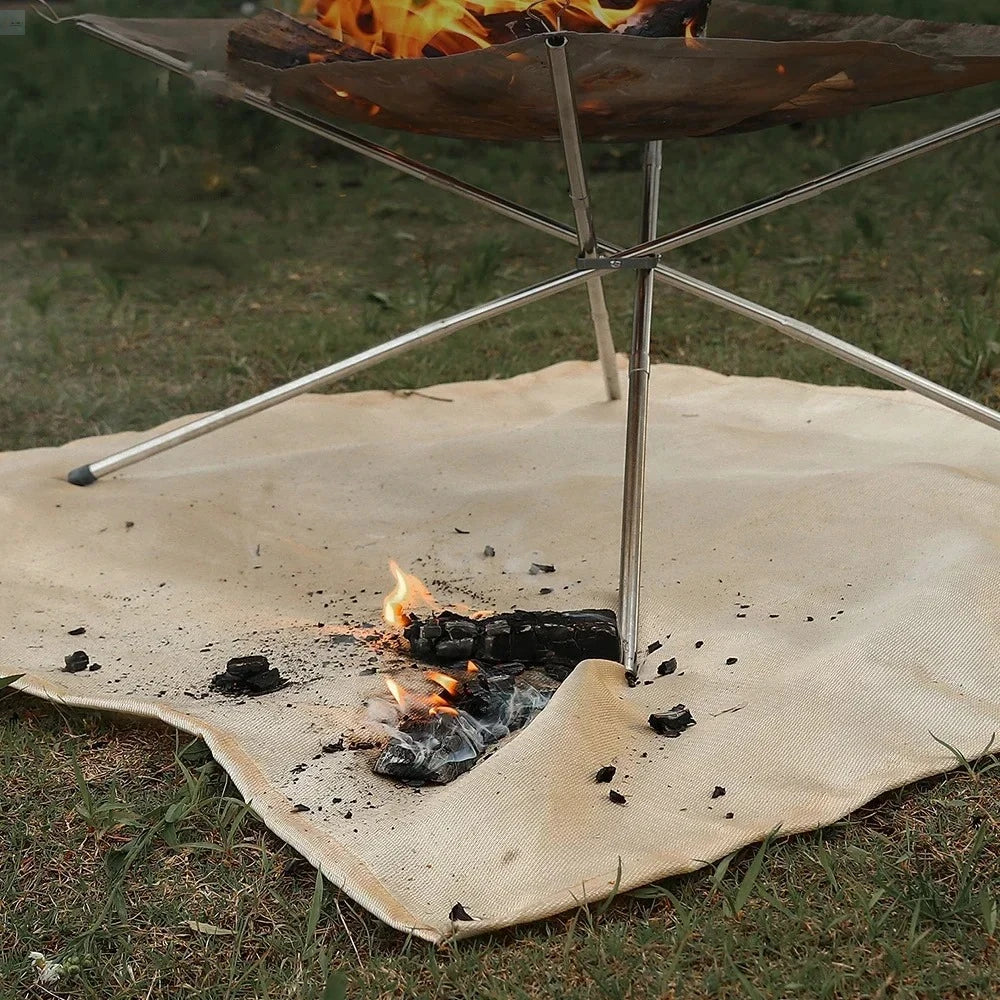 Camping Fireproof Cloth Mat for Barbecue & Picnic