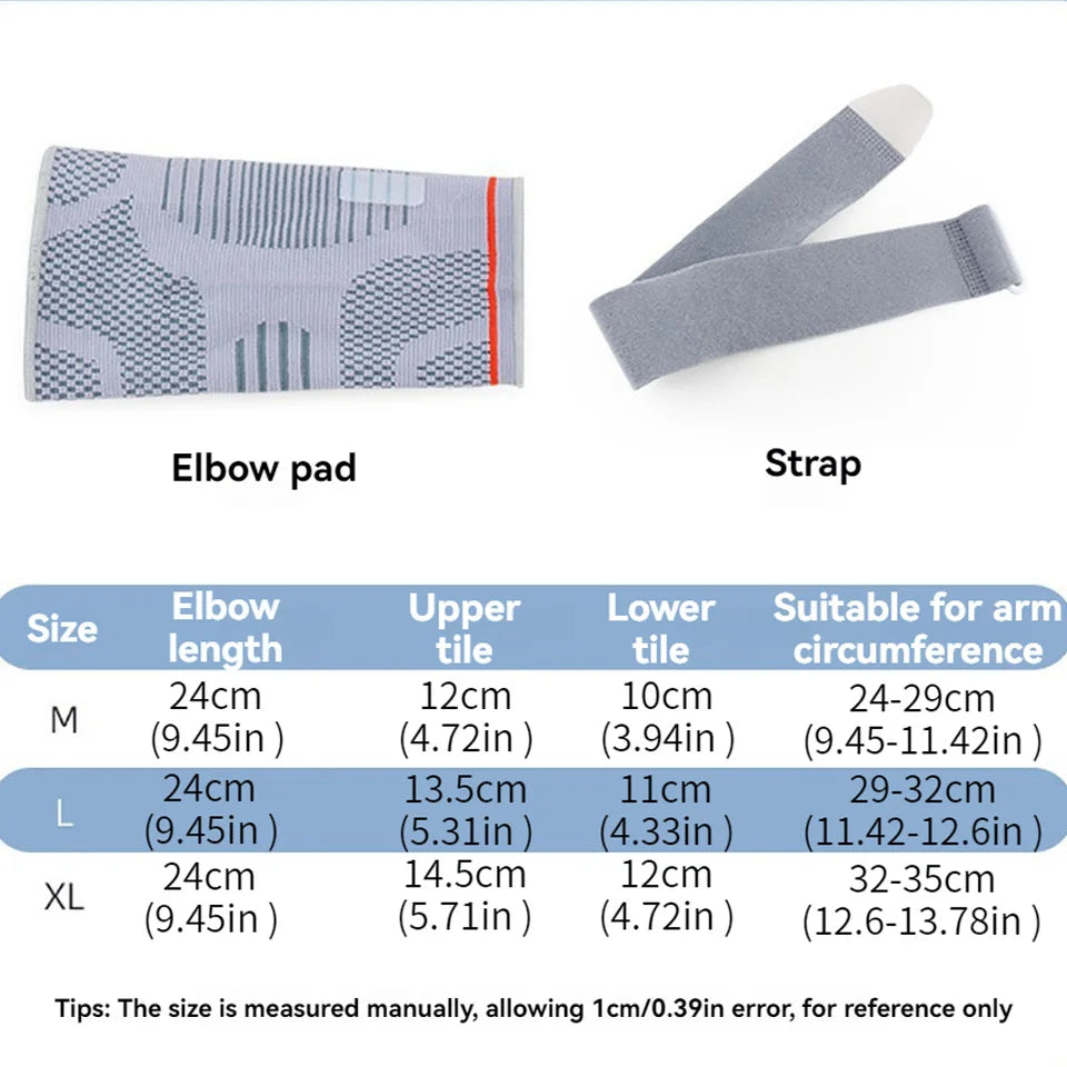 Compression Elbow Pads for Support and Injury Protection
