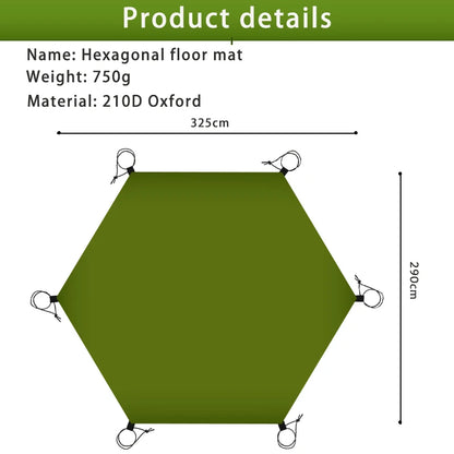 Waterproof Camping Groundsheet for Dry Outdoor Setup