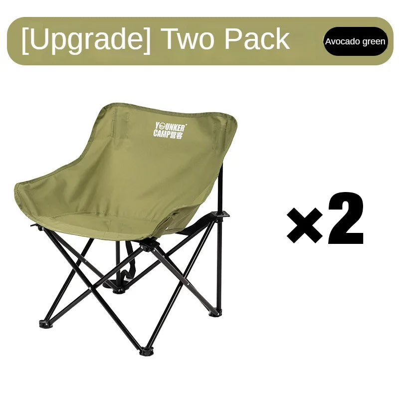 Folding Moon Camping Chair for Comfortable Outdoor Seating