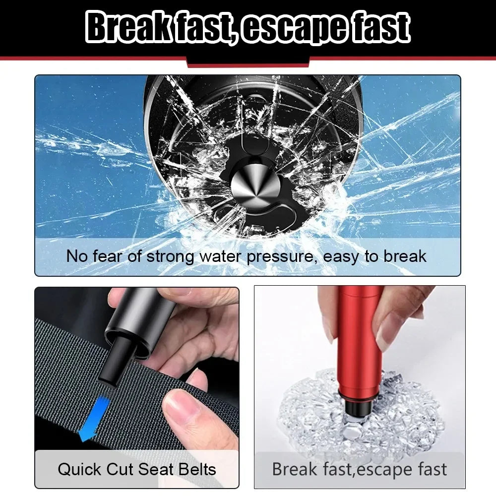 Car Window Breaker & Seatbelt Cutter Emergency Tool