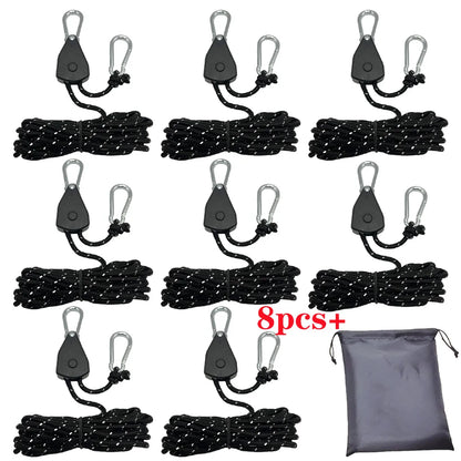 Adjustable Camping Rope Pulley – Secure Tent Setup