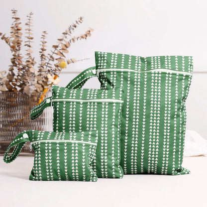 3PCS Waterproof Diaper Bags with Wet/Dry Storage