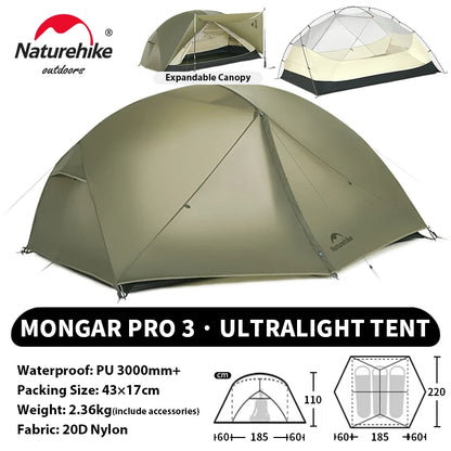 Ultralight Camping Tent 2 Person – Waterproof & Compact