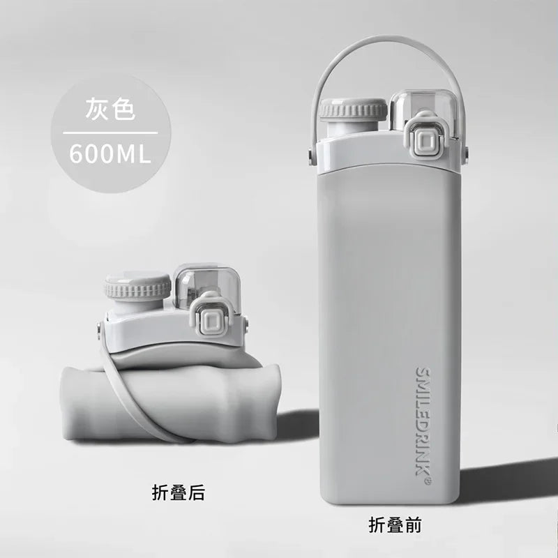 600ml Collapsible Water Bottle – Safe & Portable for Outdoors