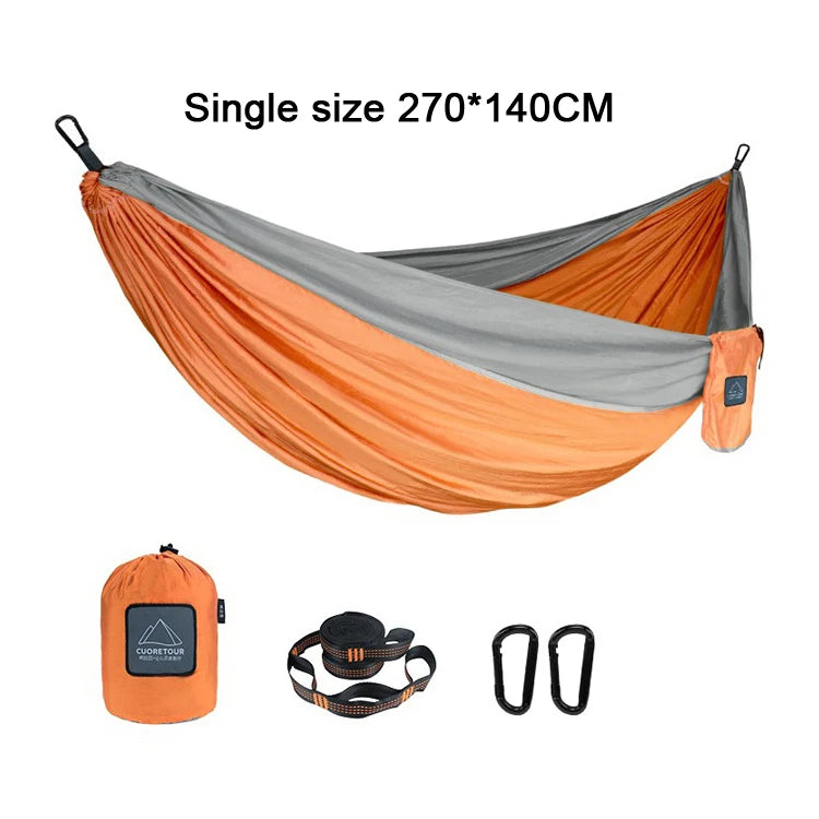 Portable Outdoor Hammock for Camping & Hiking Comfort