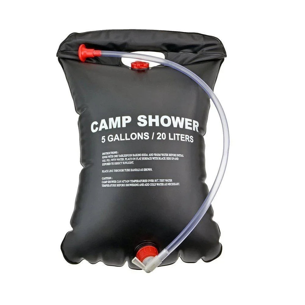 Solar Camping Shower Bag 20L – Warm Outdoor Showers