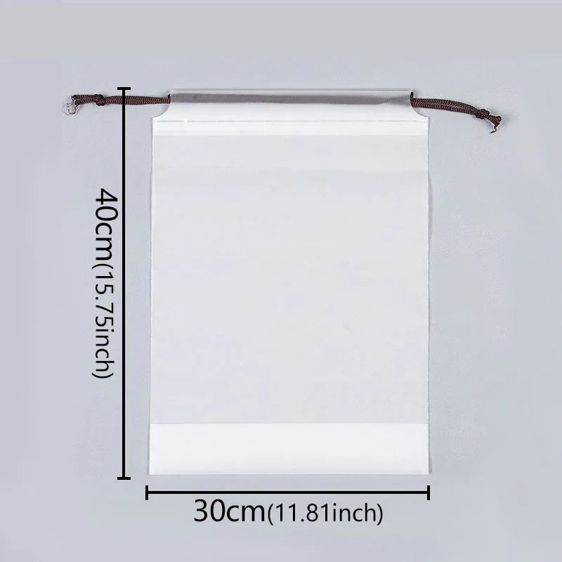 Transparent Drawstring Travel Bag Waterproof & Multipurpose