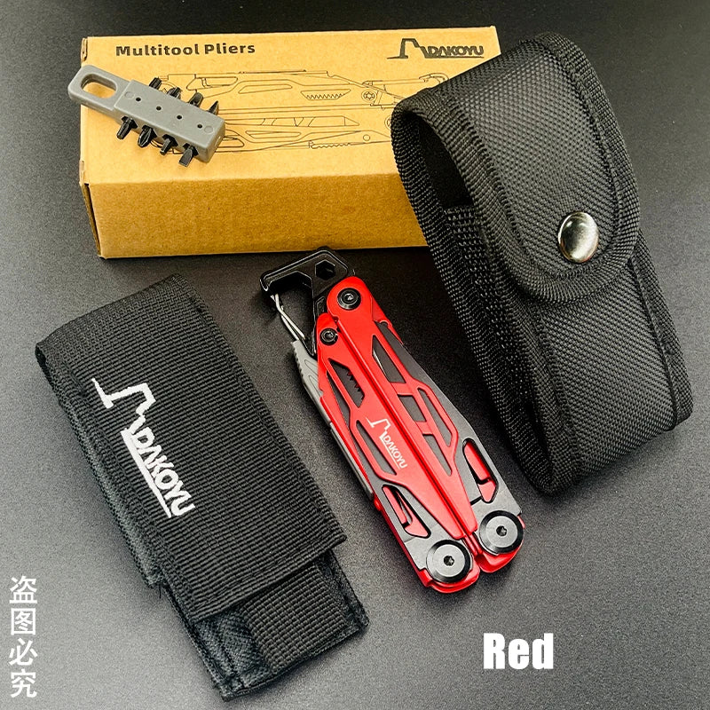 Camping Multitool Pliers with Emergency Whistle
