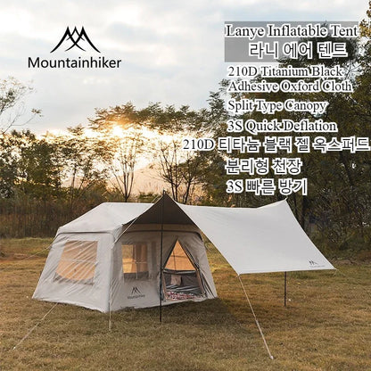Inflatable Camping Tent 3-5 Person Quick Setup Waterproof