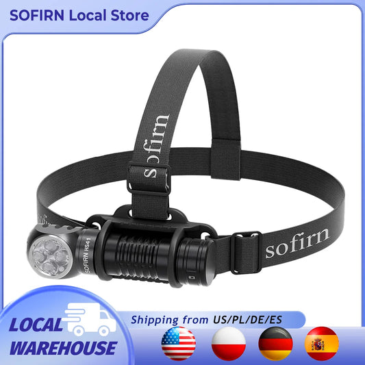 SOFIRN HS41 Headlamp 4000lm Rechargeable LED Torch