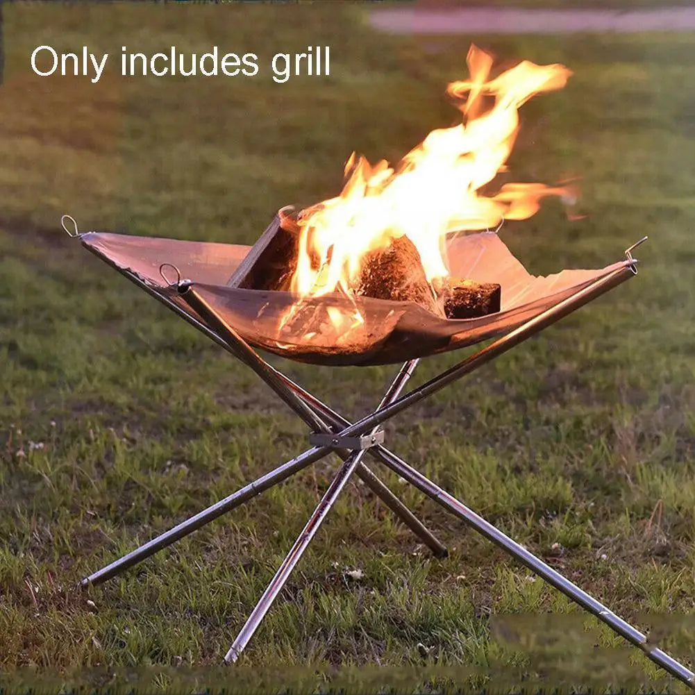Portable Fire Pit – Quick Setup Outdoor BBQ Grill