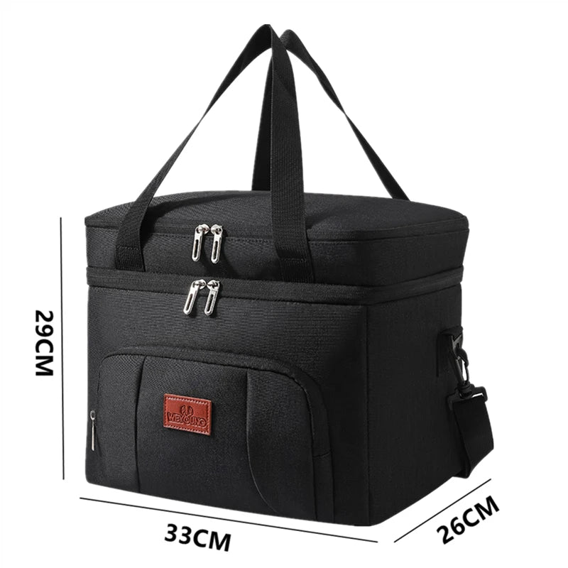 Insulated Lunch Bag Large Capacity Keeps Food Fresh
