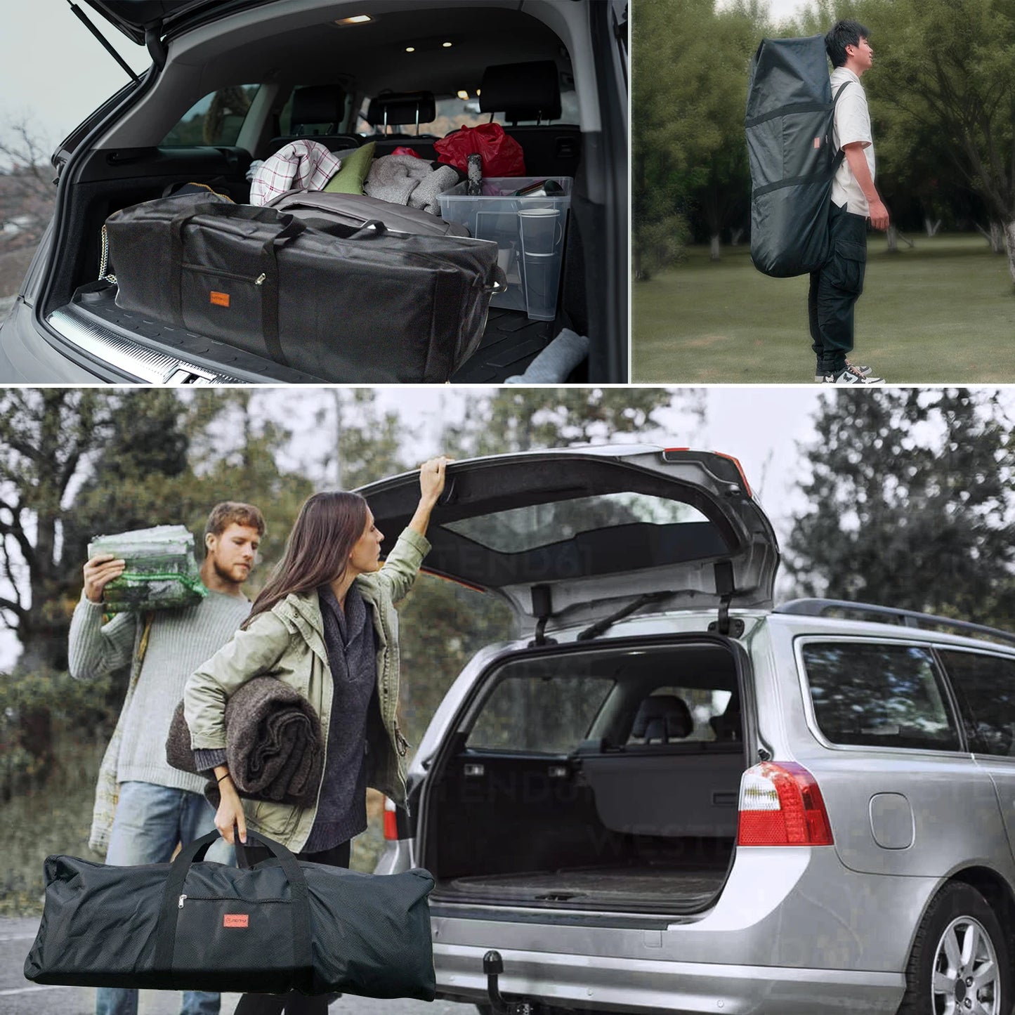 Large Capacity Camping Storage Bag Foldable 100L