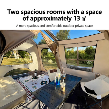 Large Camping Tent 3-8 Person Quick Setup Family Shelter