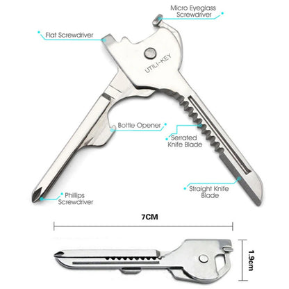 6-in-1 Mini Multi-Tool – Portable Stainless Steel Kit