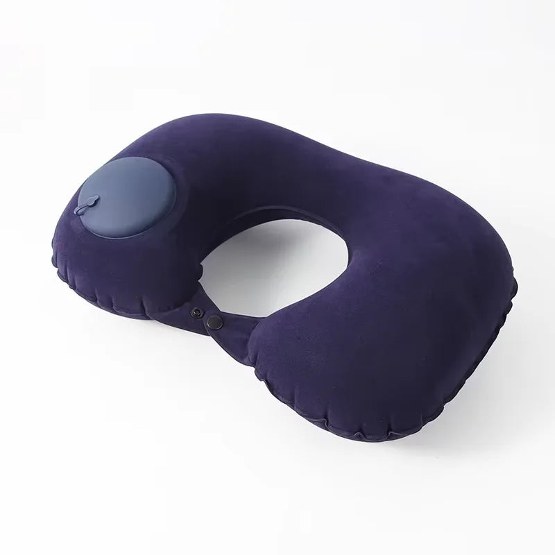 Inflatable Neck Travel Pillow for Comfortable Support
