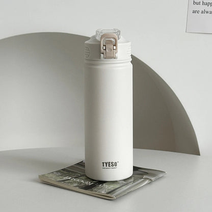 TYESO Stainless Steel Thermos Water Bottle – Keeps Drinks Hot & Cold