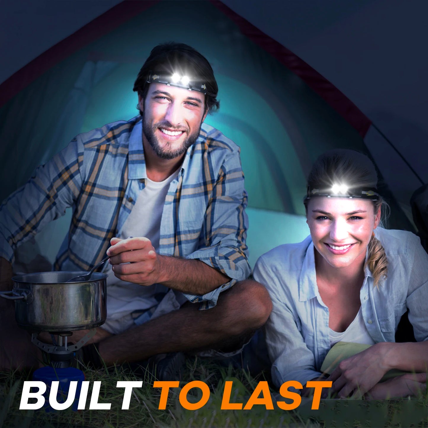 H25S Headlamp 18650 LED 1200lm USB Rechargeable