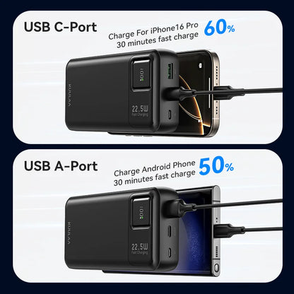 20000mAh Fast Charging Power Bank for All-Day Power