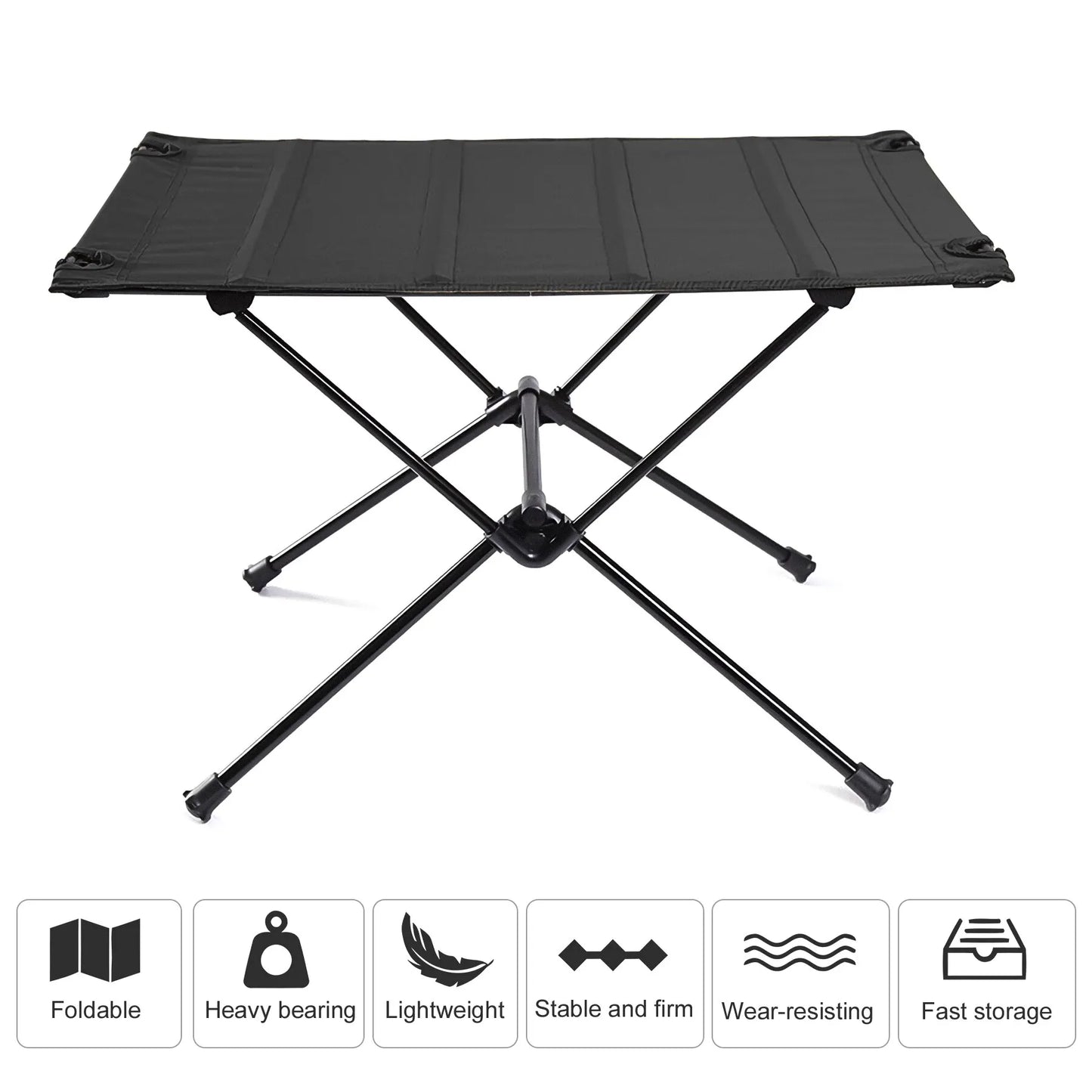 Roll-Up Camping Table – Ultralight Portable Setup