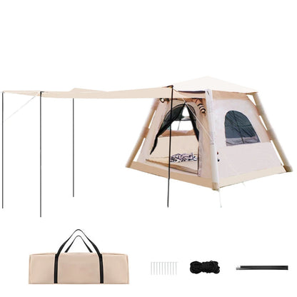 Inflatable Camping Tent 4 Person Waterproof Quick Setup