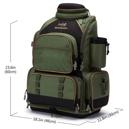 Fishing Tackle Backpack Waterproof Storage Lightweight