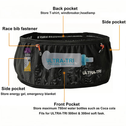 Running Belt Waist Bag for Bounce-Free Hydration