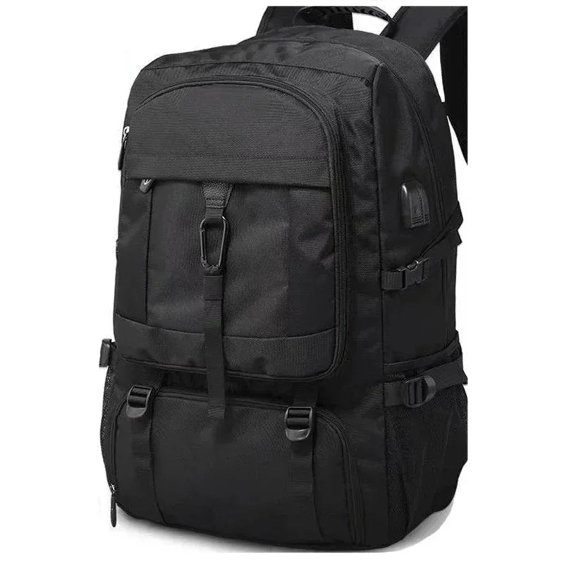 50L/80L Travel Backpack with Shoe Compartment – Waterproof & Durable