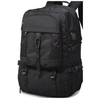 50L/80L Travel Backpack with Shoe Compartment – Waterproof & Durable