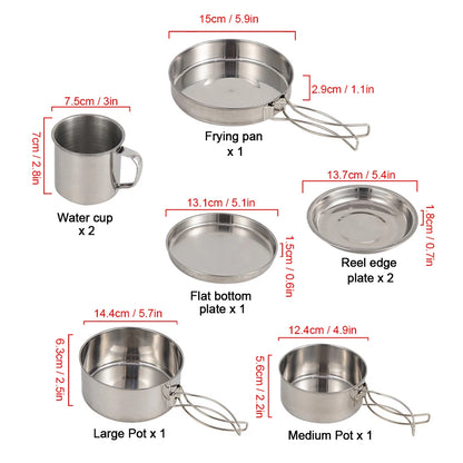 Camping Cookware Set for Easy Outdoor Cooking