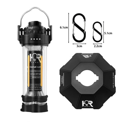Retro LED Camping Lantern with Stepless Dimming