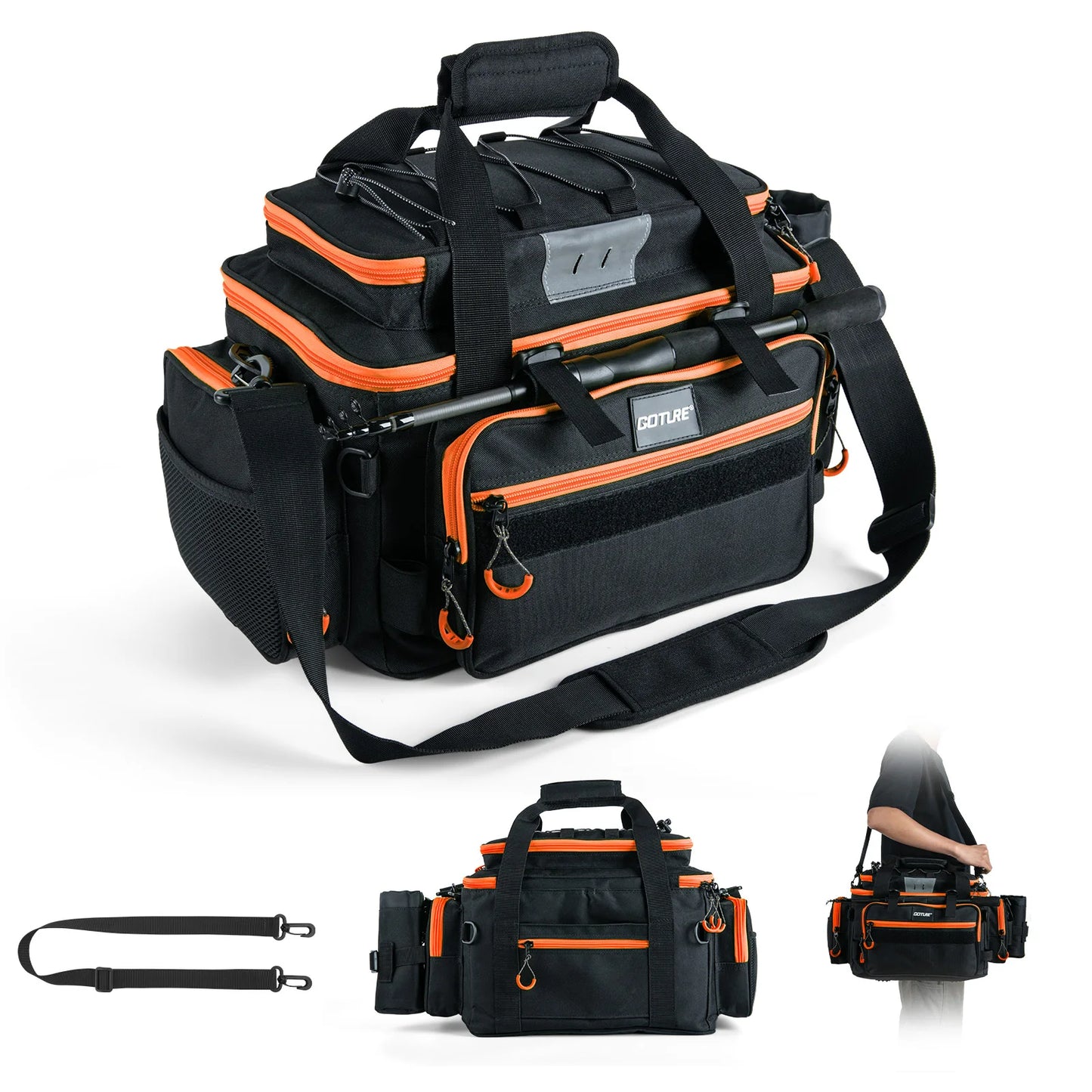 Fishing Tackle Storage Bag – Waterproof Large Capacity