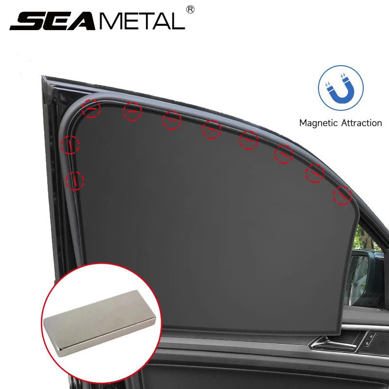 Magnetic Car Sun Shade – UV & Heat Protection