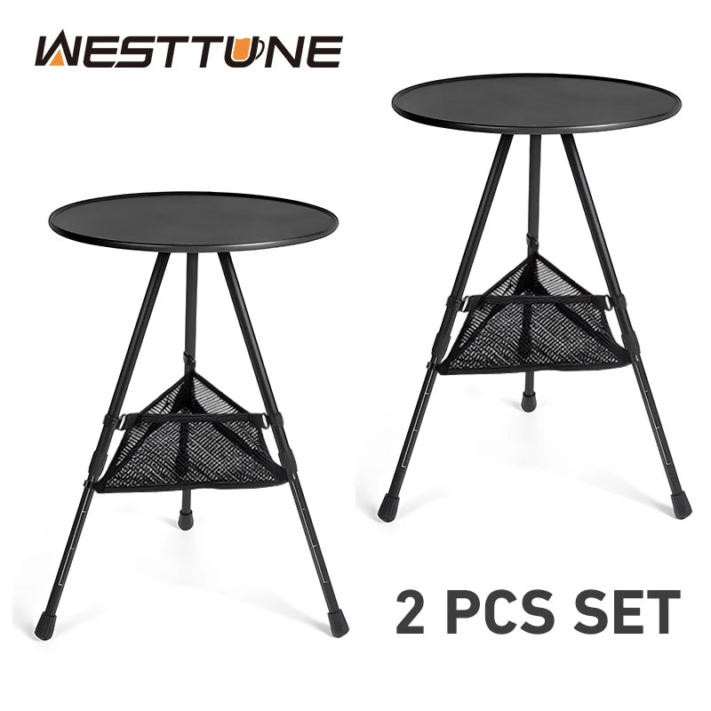 Ultralight Folding Camping Table with Adjustable Height