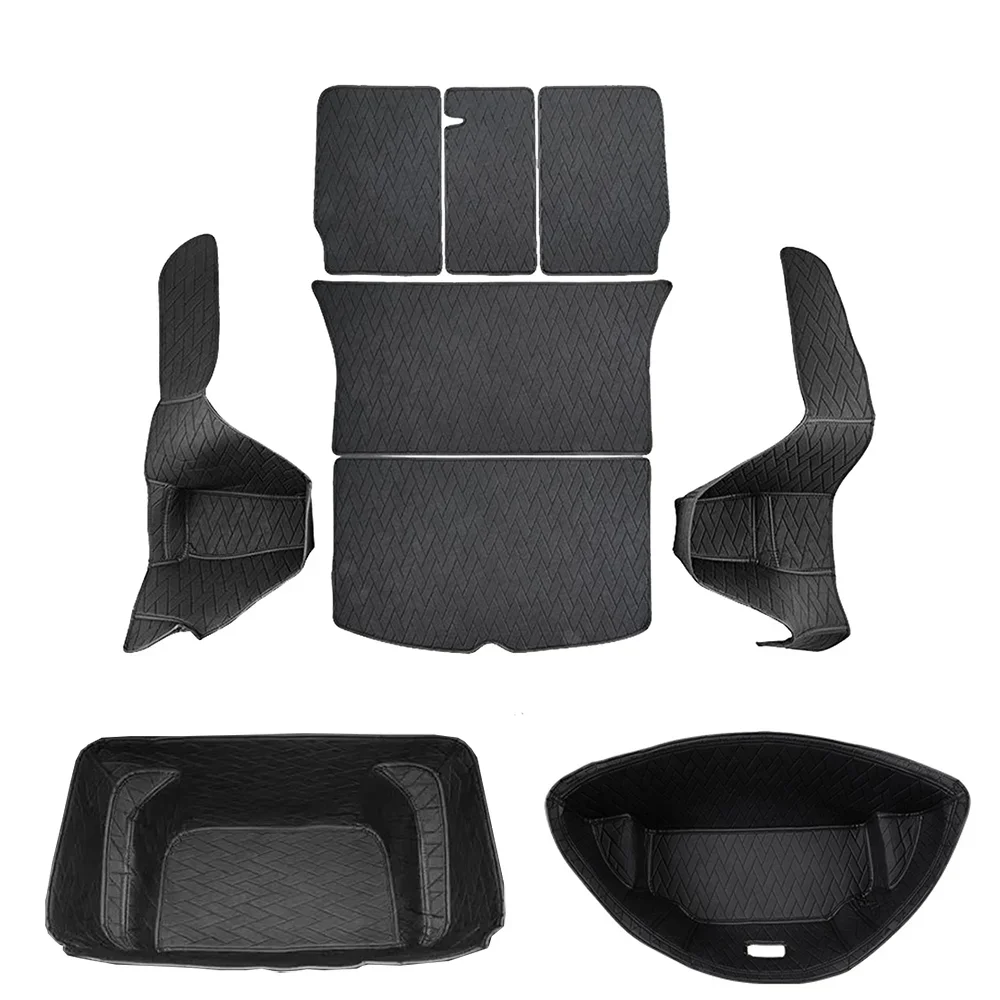 Leather Trunk Mat – Waterproof Non-Slip Tesla Model Y Liner