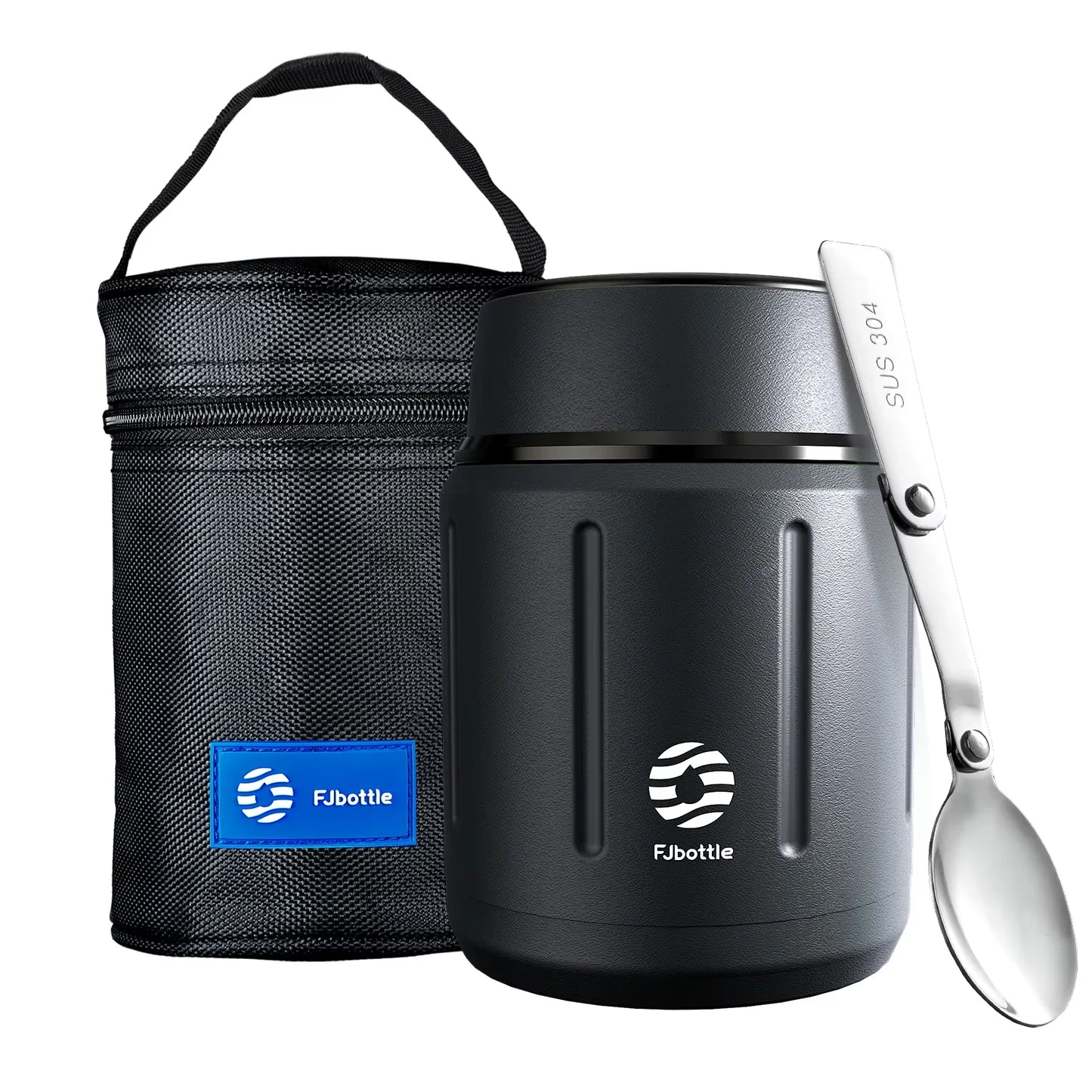 500ml Insulated Food Thermos Jar Leakproof with Spoon