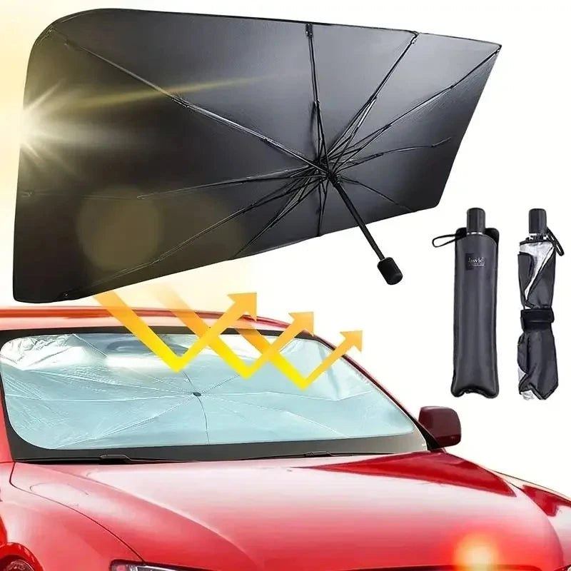 Car Sunshade Umbrella – Foldable Heat & UV Protection