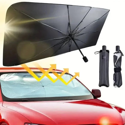 Car Sunshade Umbrella – Foldable Heat & UV Protection