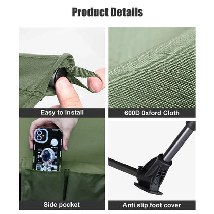 Camping Cot Ultralight Folding Bed for Comfortable Sleep