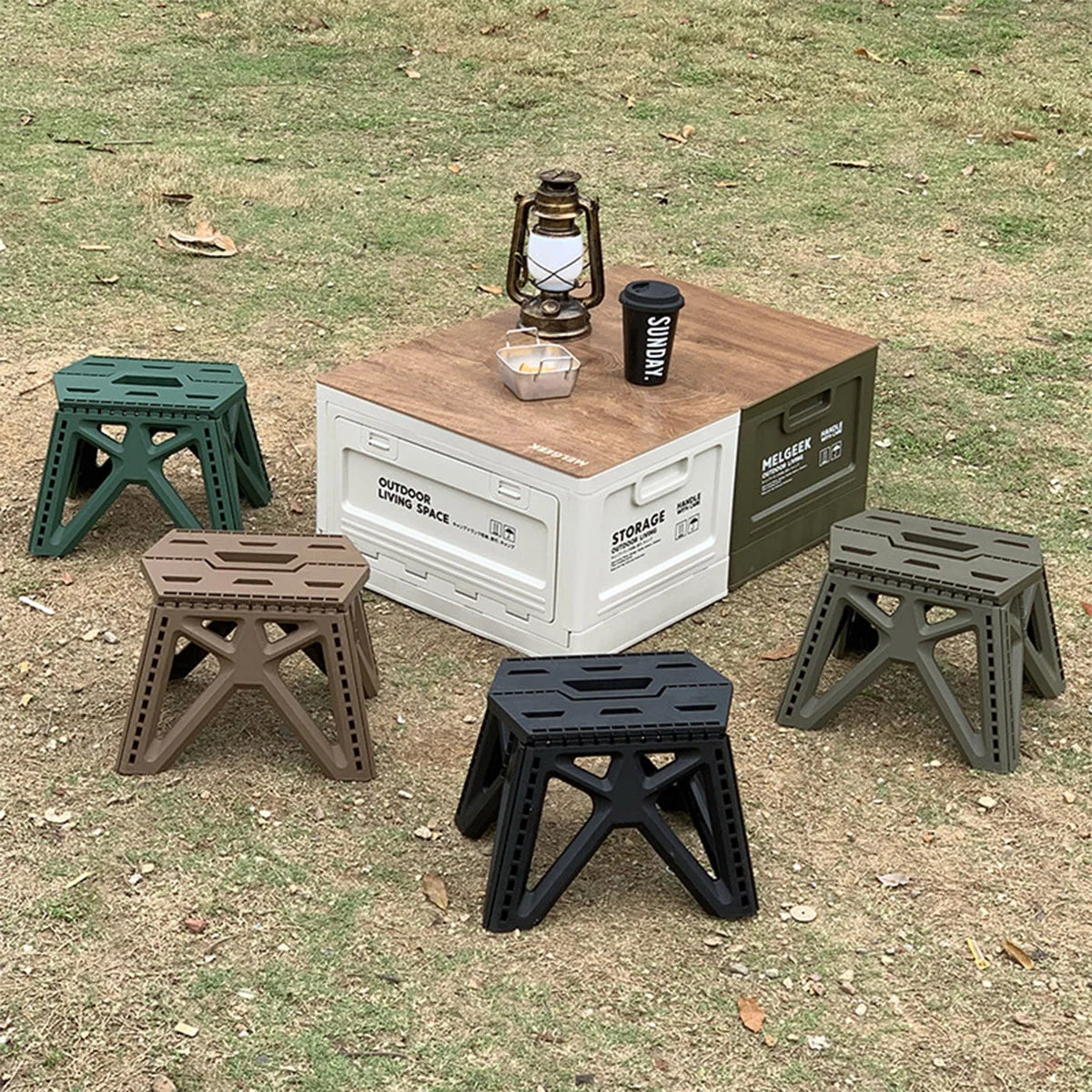 Portable Folding Camping Stool for Easy Outdoor Seating