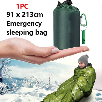 Emergency Thermal Sleeping Bag – Waterproof Survival Bivy