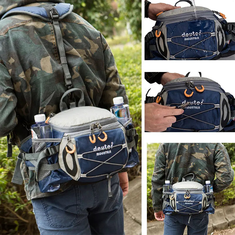 Running Waist Bag with Water Bottle Holder for Outdoors