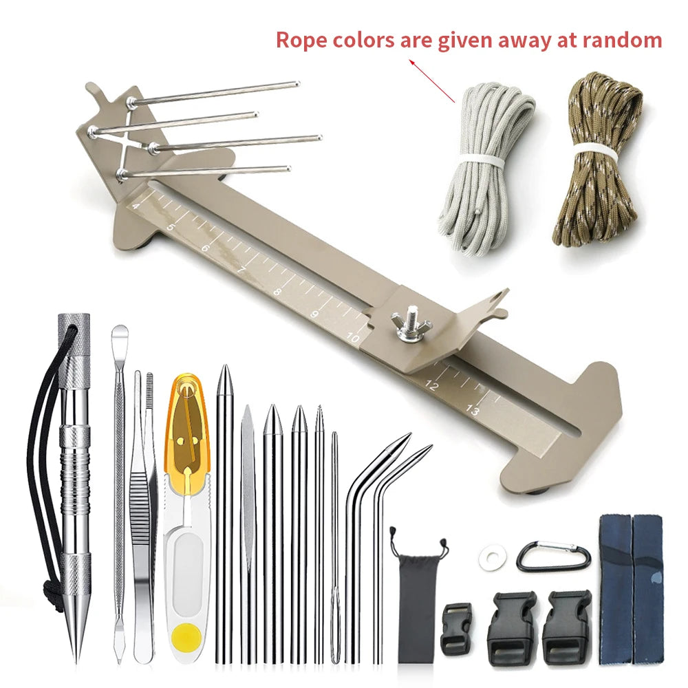 Paracord Bracelet Kit with Marlin Spike Tool – DIY Survival