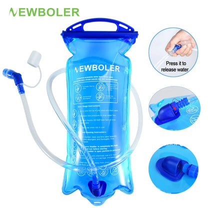 Portable 2L Water Bag for Outdoor Sports & Camping