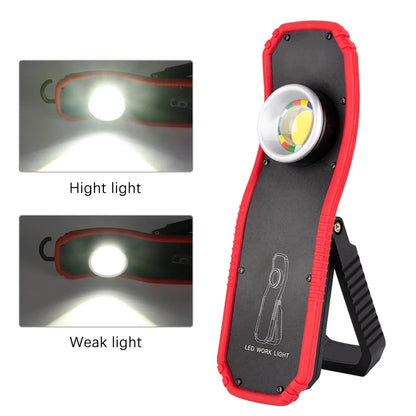 Rechargeable COB LED Work Light with Magnetic Base