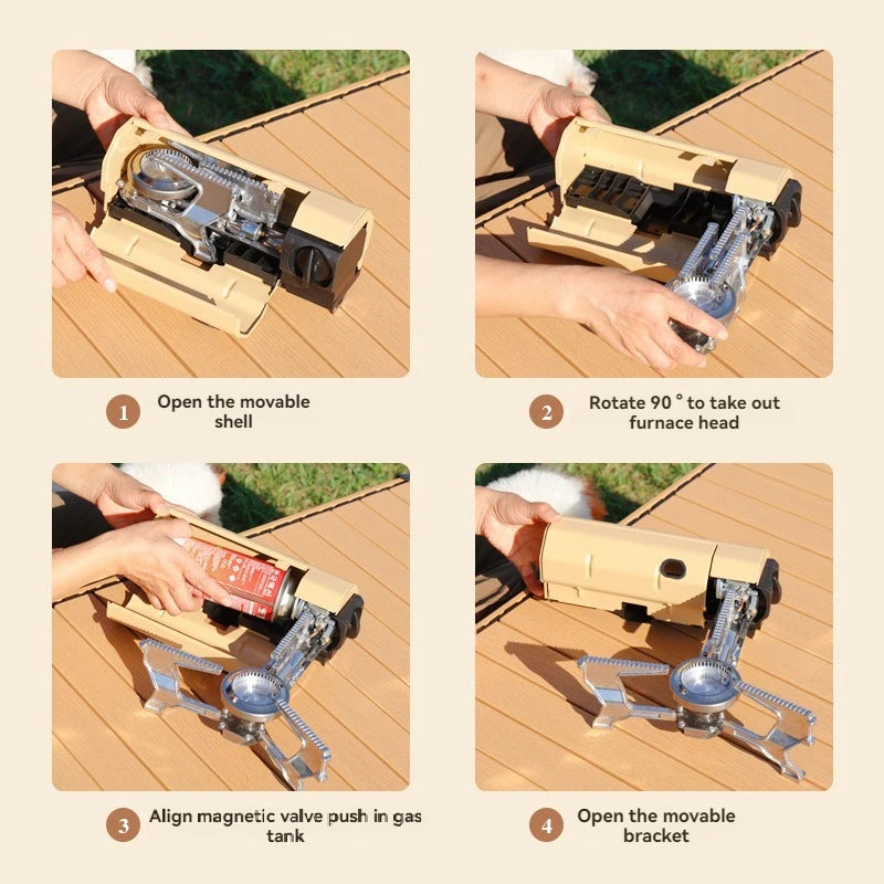 Portable Camping Gas Stove for Outdoor Cooking
