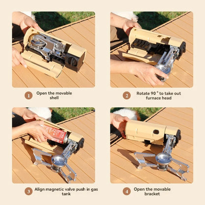 Portable Camping Gas Stove for Outdoor Cooking