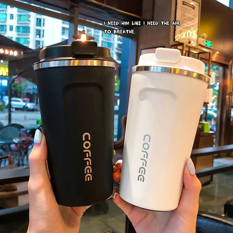Stainless Steel Travel Mug Leak-Proof Thermal Cup