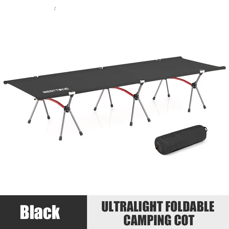 Camping Cot Ultralight Folding Bed for Elevated Comfort
